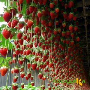 Клубника ампельная Анастасия купить по цене от 370р. в интернет-магазине «Посадика» с доставкой почтой в в Ковылкиное и по всей России – [изображение №1].